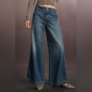 Anthropologie Amo Edith Trouser Wide Leg Jeans